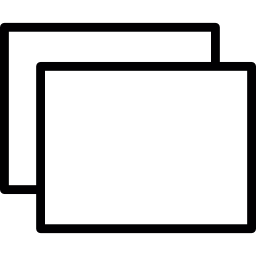 Overlapping rectangles icon