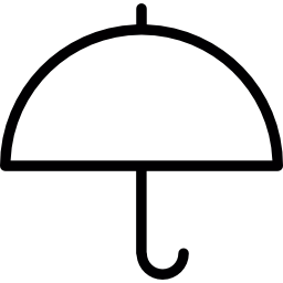 otwórz parasol ikona