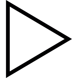 pulsante riproduci triangolare icona