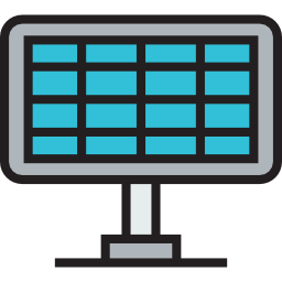 painel solar Ícone