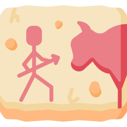 Cave painting icon