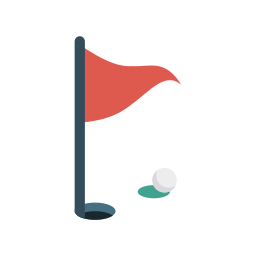 le golf Icône