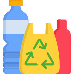 reciclaje de plástico icono