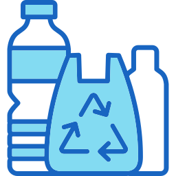 reciclaje de plástico icono