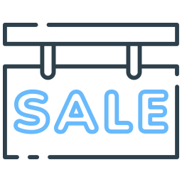 Sale sign icon