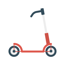 Kick scooter icon