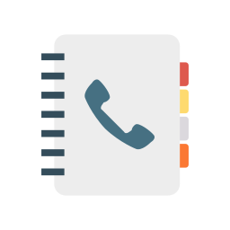 Phone book icon