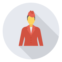 Air hostess icon