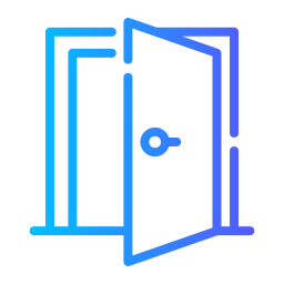 puerta icono