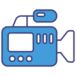 cámara de cine icono