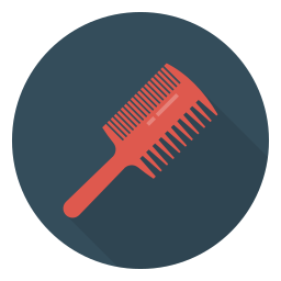 Hair brush icon