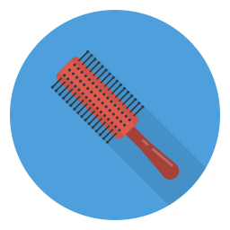 brosse à cheveux Icône