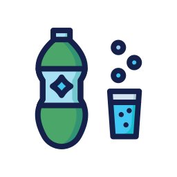 agua con gas icono