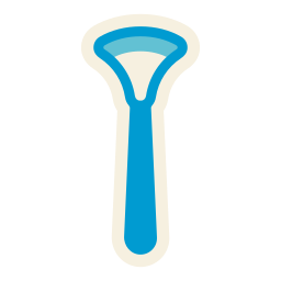 Tongue scraper icon