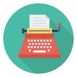 Typewriter icon