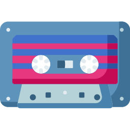 cassette bandje icoon