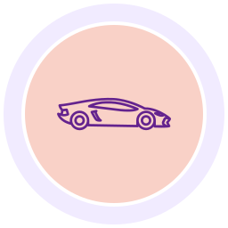 coche deportivo icono