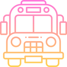 autobús escolar icono
