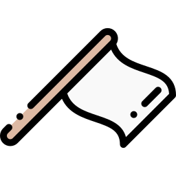 weiße flagge icon