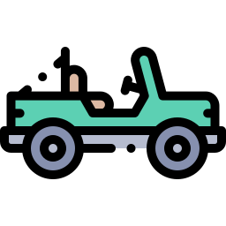 Military vehicle icon