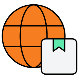 entrega global icono