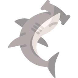 Hammerhead fish icon