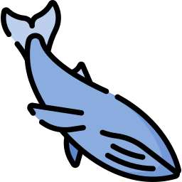 Ballena azul icono