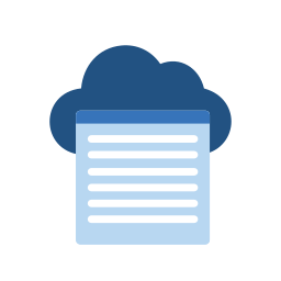 Cloud programming icon