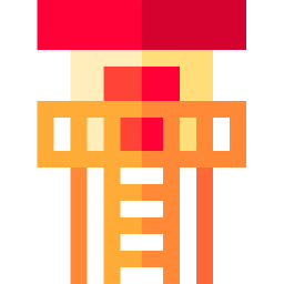 Lifeguard tower icon