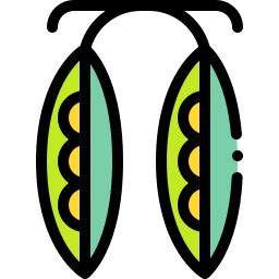 Guisante verde icono