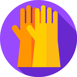 Rubber gloves icono