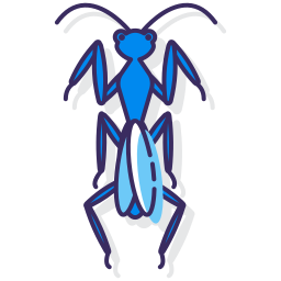 Praying mantis icon