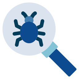 detección de amenazas icono