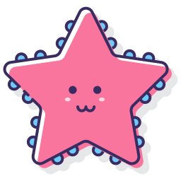 Estrella de mar icono