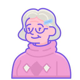 Old woman icon