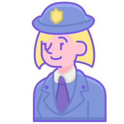 Policewoman icon