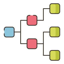 Hierarchical structure icon