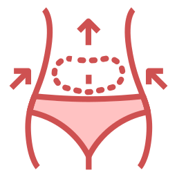 contorno corporal icono