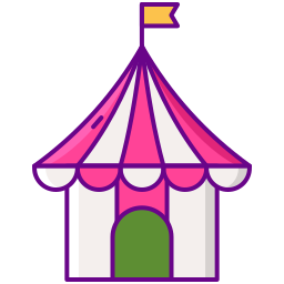 Circus tent Ícone