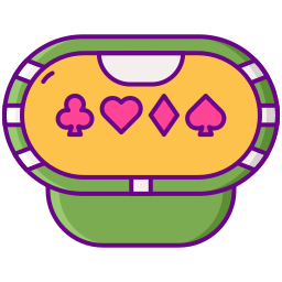 Poker table icon