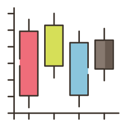 stocks Icône