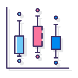 diagramme à bandes Icône