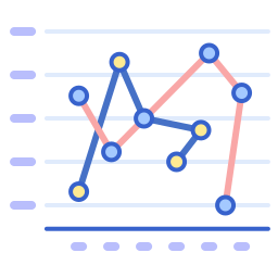 Line chart icon