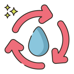 Water cycle icon