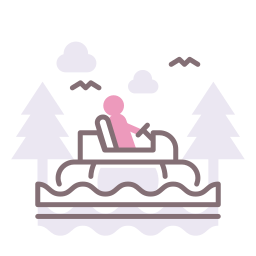 Bumper boats icon