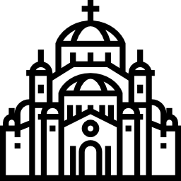 kathedrale der heiligen sava icon