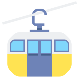 kabine der seilbahn icon