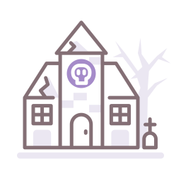 Casa encantada icono
