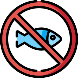 niet vissen icoon