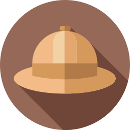 chapeau d'explorateur Icône